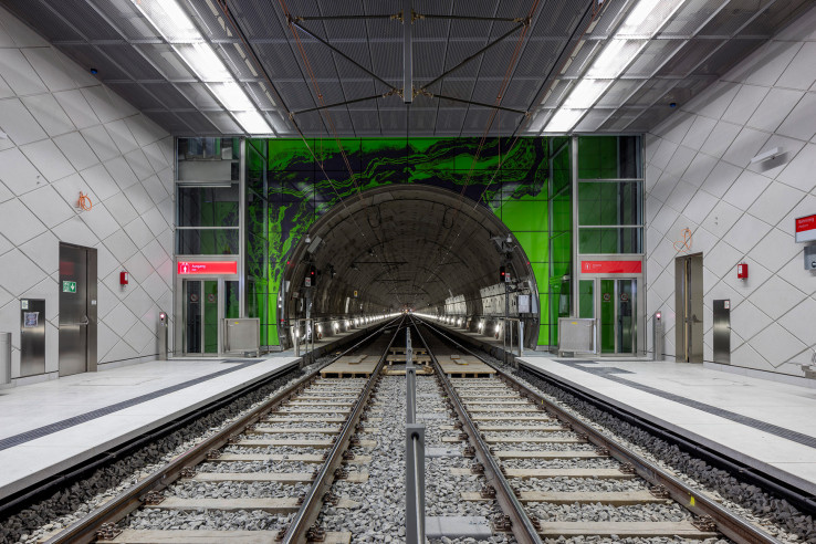 U-Bahn Station Graf-Adolf-Platz, Wehrhahn Linie Düsseldorf